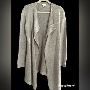 Gray Sweater Cardigan